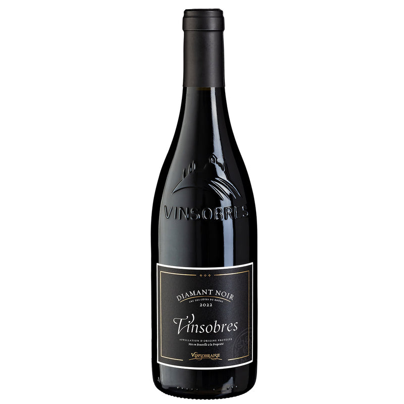 VINSOBRES CRU DES CÔTES DU RHÔNE "DIAMANT NOIR" - Червено